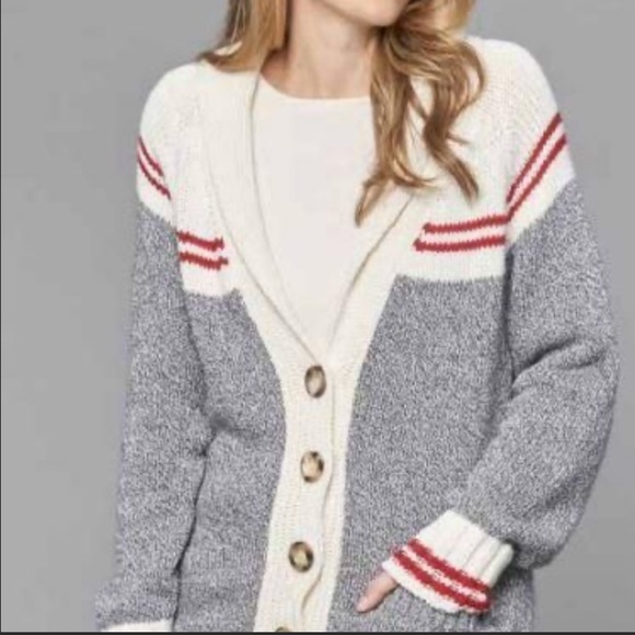 Cotton Country Oversized Button Up Knit Carlton Cardigan - Picture 14 of 14